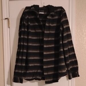 Original Use Black and Gray Striped Jacket